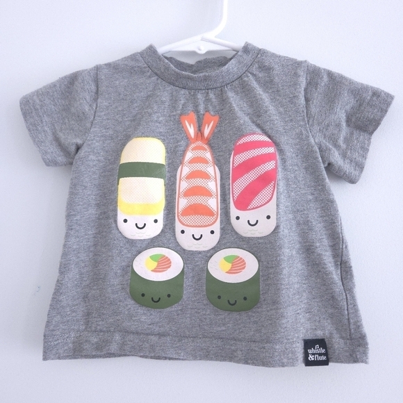 Whistle & Flute Other - Whistle & Flute Kawaii Sushi t-shirt size 12-18 months